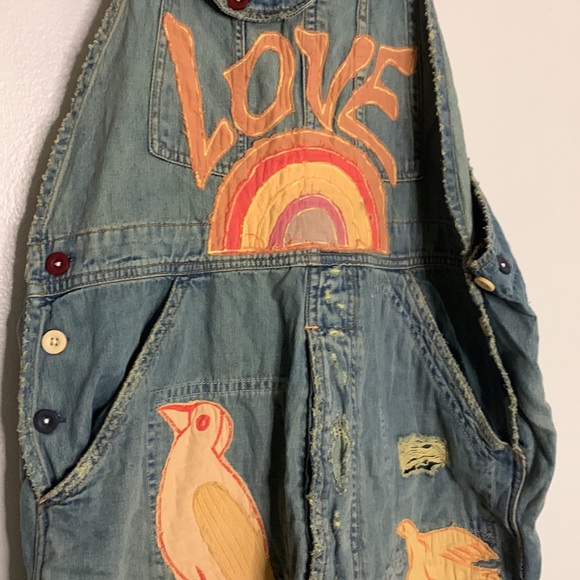 Magnolia Pearl Colorful Denim Overalls - Picture 8 of 9